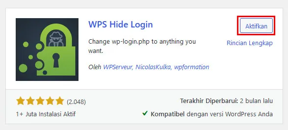 Cara Menyembunyikan URL Login Admin WordPress